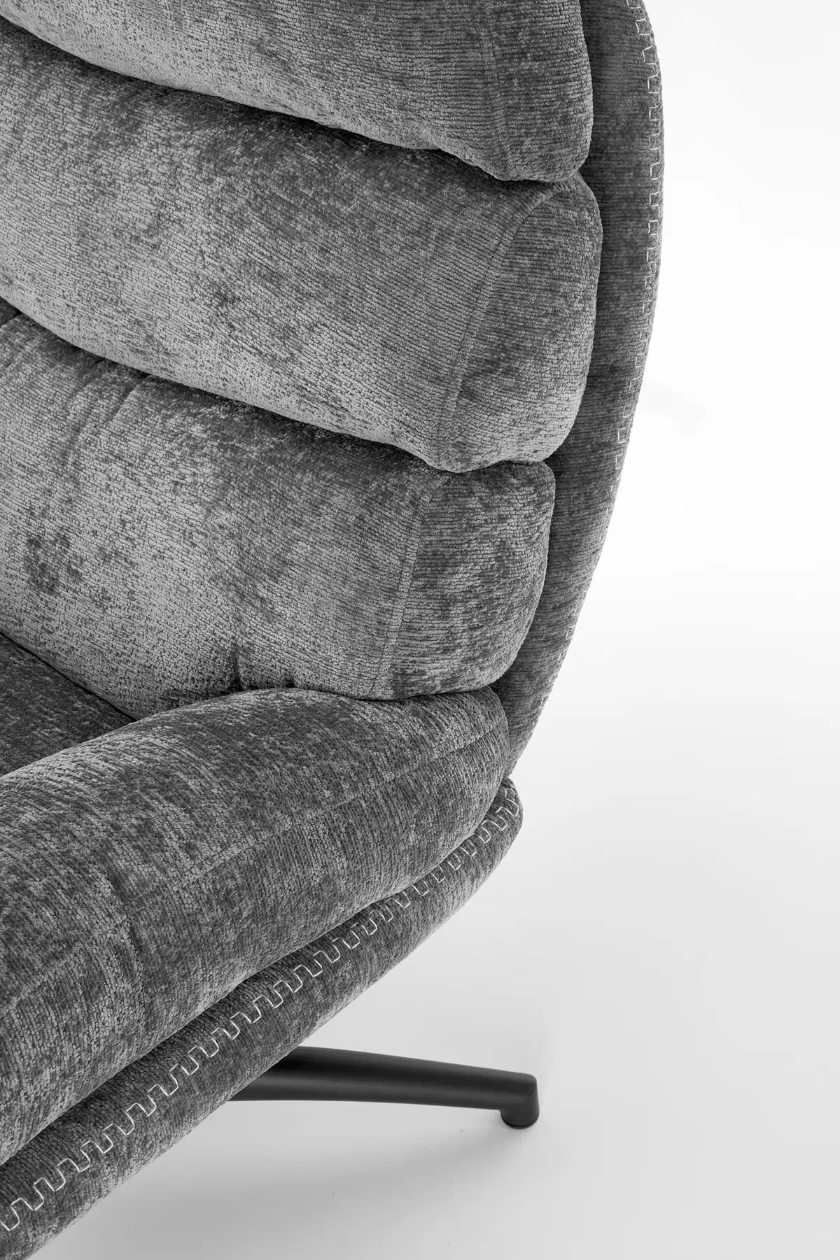 Křeslo Dario s podnožkou - popelavá dario Křeslo odpočinkové z podnozkiem, popelavá