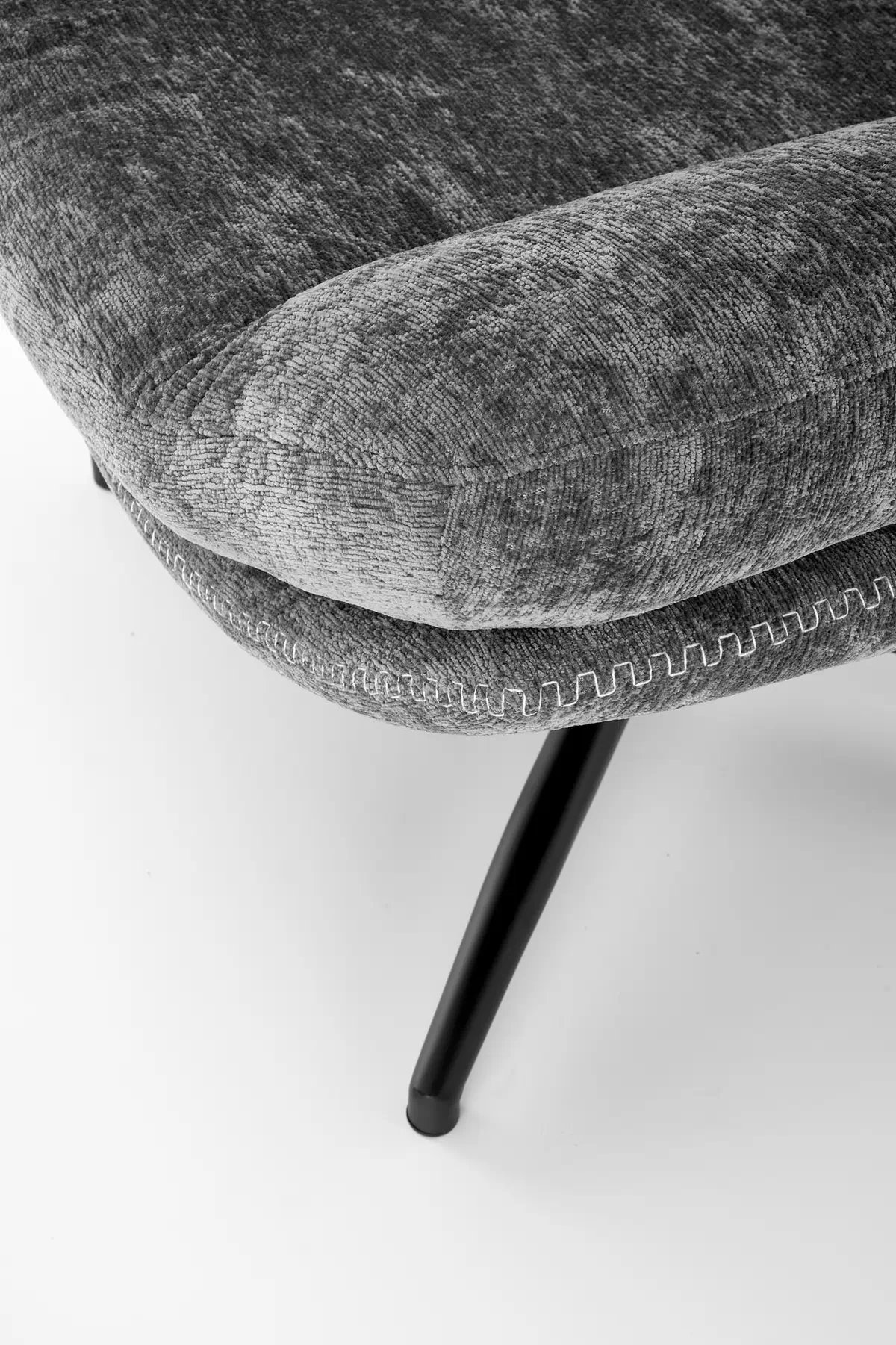 Křeslo Dario s podnožkou - popelavá dario Křeslo odpočinkové z podnozkiem, popelavá