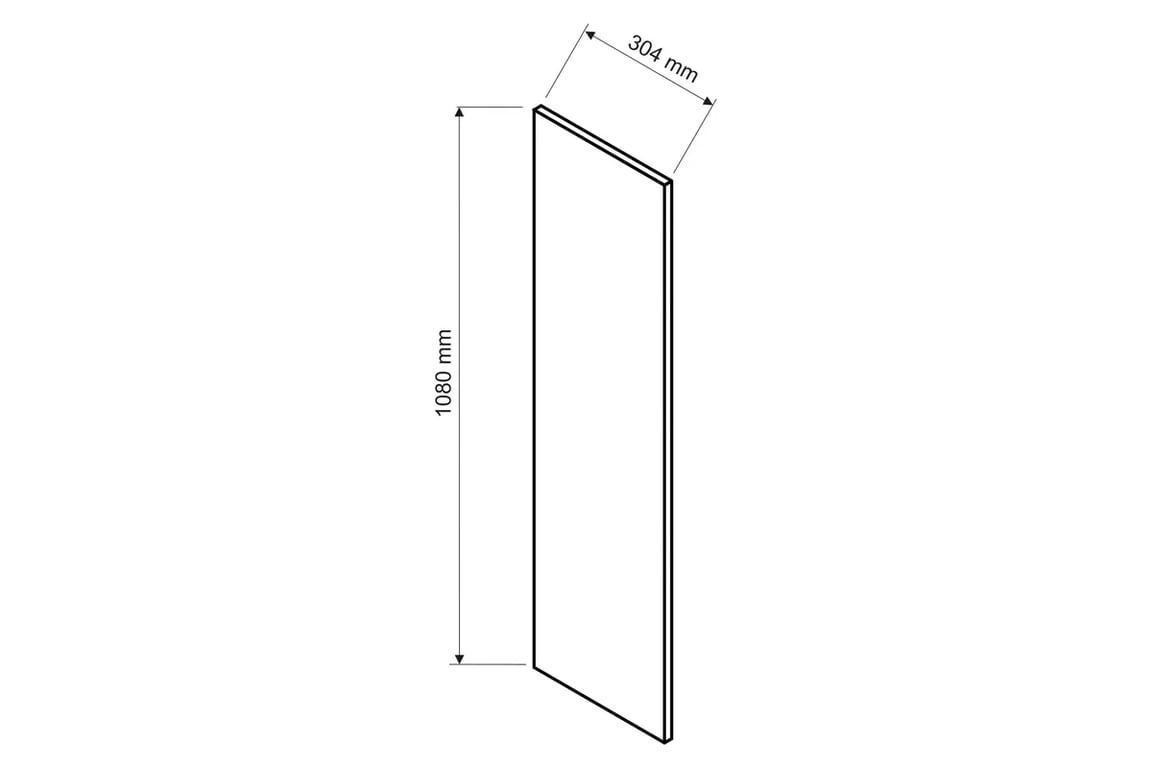 Boční panel Denis 1080x304 mm - dub London Boční panel denis 