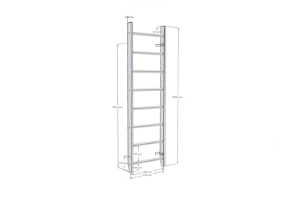 Gymnasticka rebrina BenchK 110 Rebríček gimnastyczna BenchK 110 - Rozmery