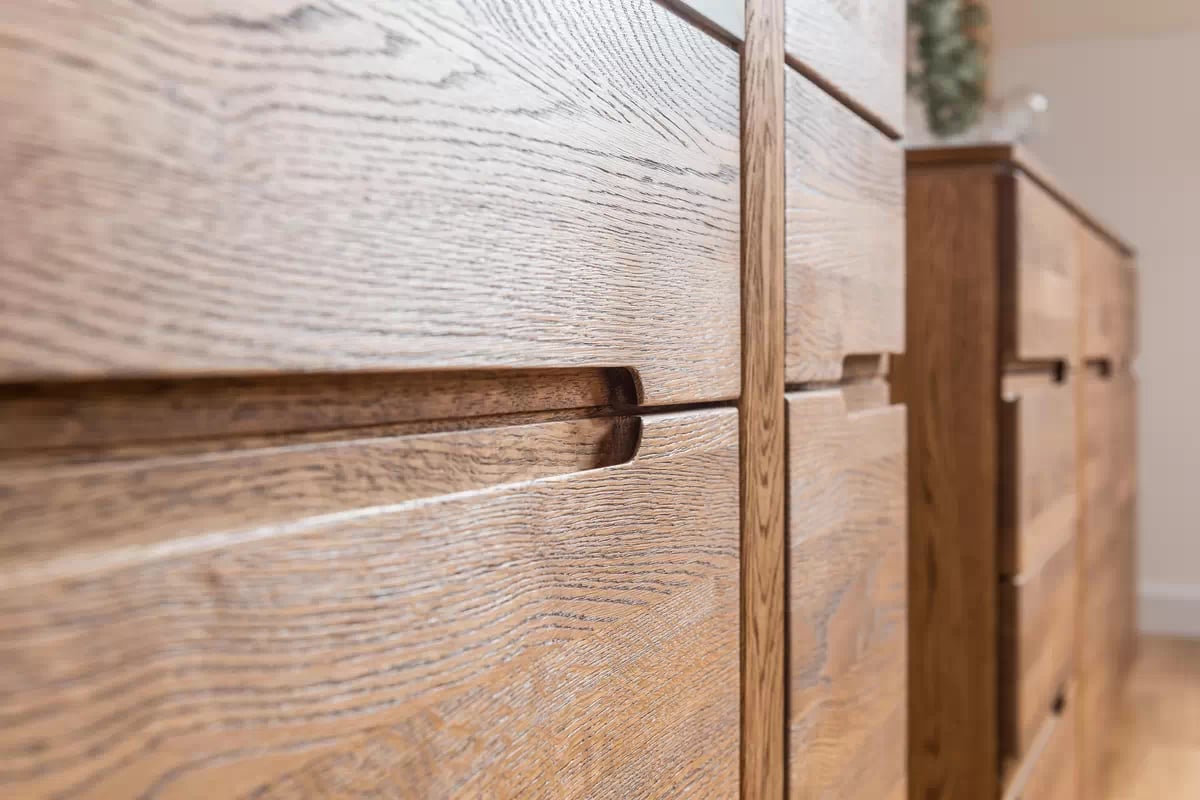 Montenegro 10 - jednodverová ľavá vitrína drevená Vitrína Montenegro 10 - 58 cm - Dub Rustikálny