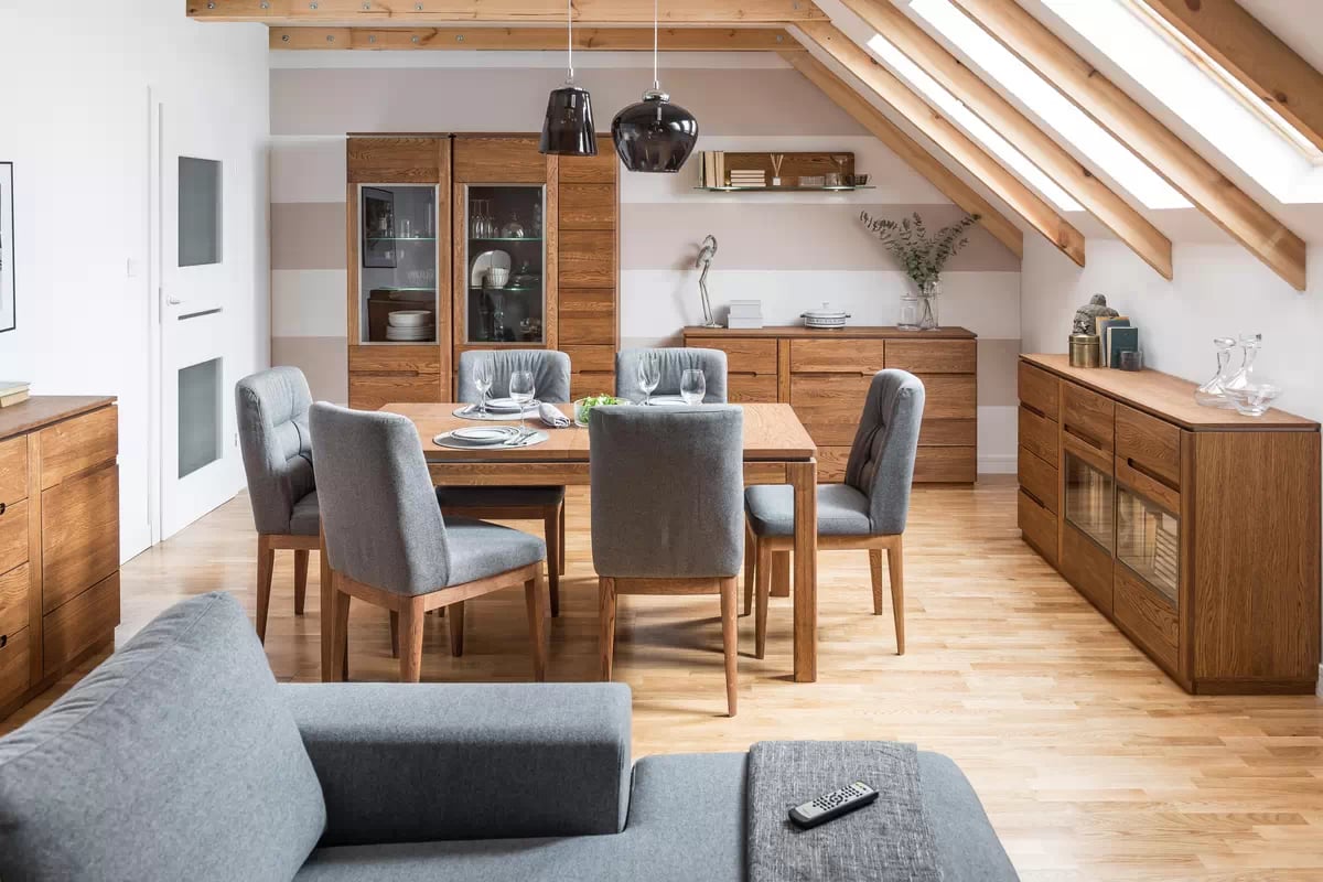 Rozkládací stůl Montenegro 40 / 160-250 cm - dub rustikal 