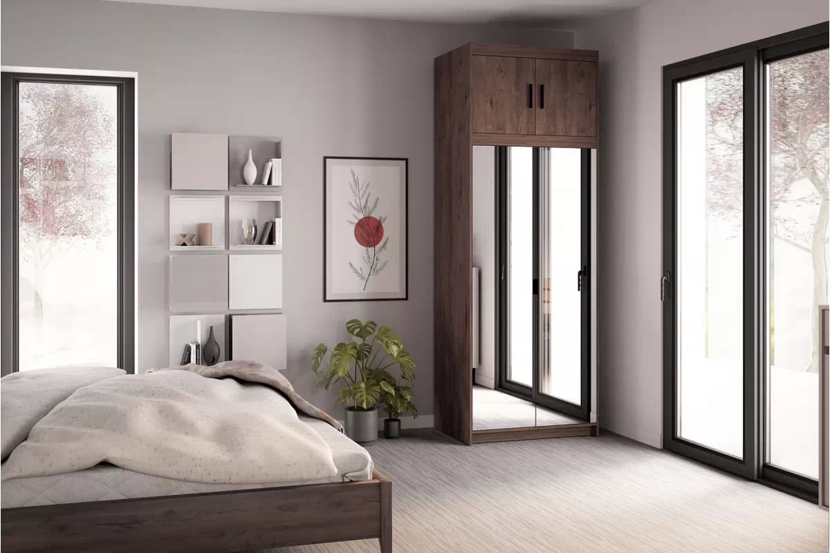 Nadstavec Elena DL02 - Dub Lefkas dvojdverová Nadstavec Lena WH02 - 90 cm - Dub Lefkas