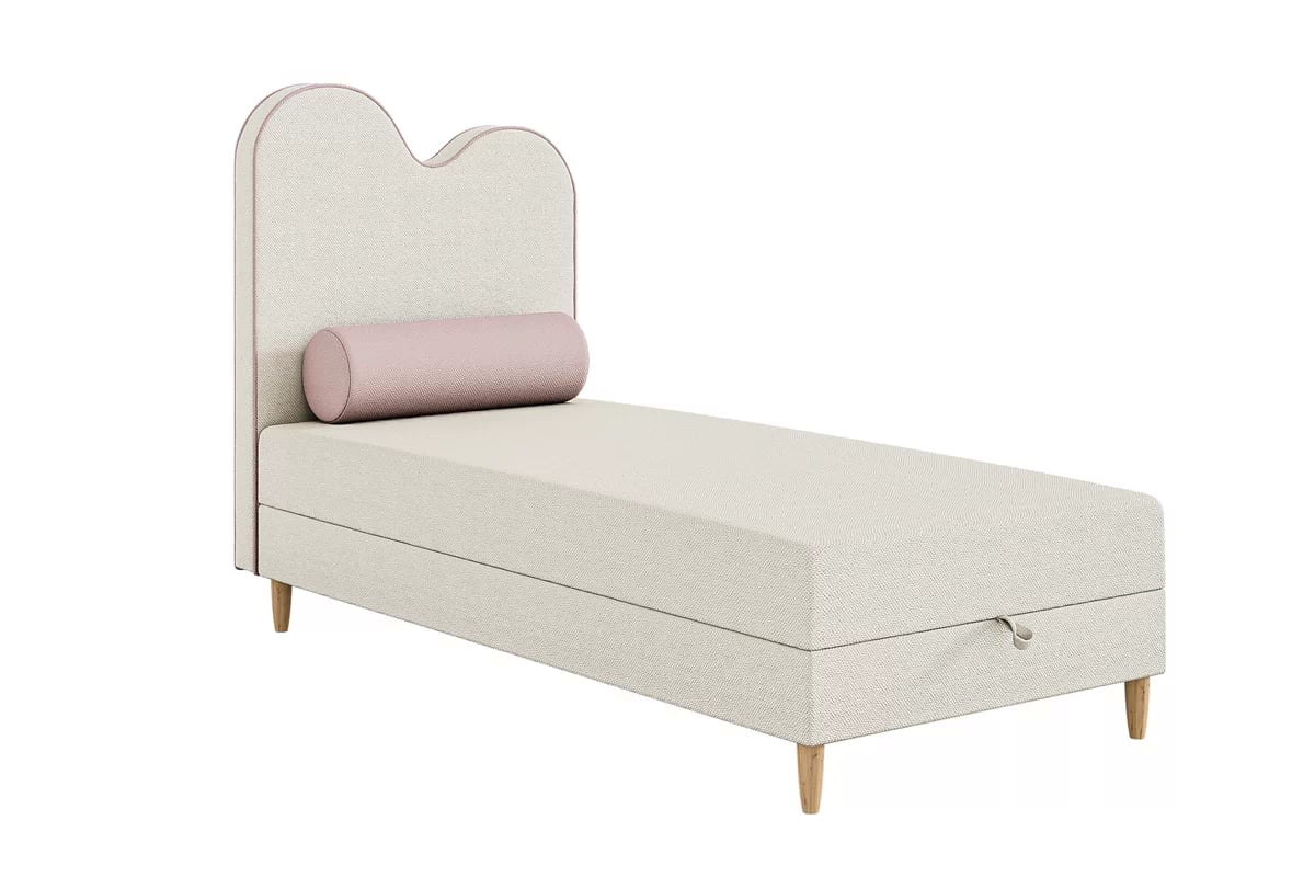 Detská Boxspring posteľ s úložným priestorom Nuvio - 90x160 Dzieciece Boxspring posteľ s úložným priestorom Nuvio - 90x160