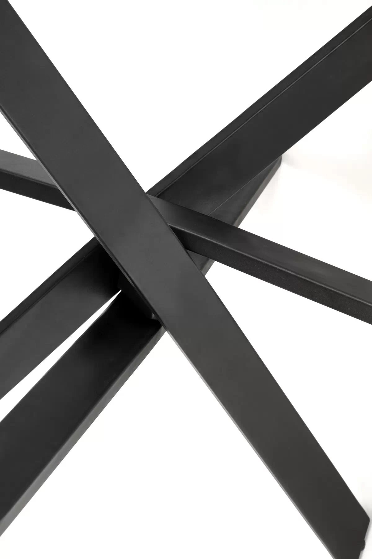 Okrúhly stôl Edgar 100 cm - biely mramor / čierne nohy edgar 2 stôl okragly, Pracovna doska - Biely mramor, nožičky - Čierny