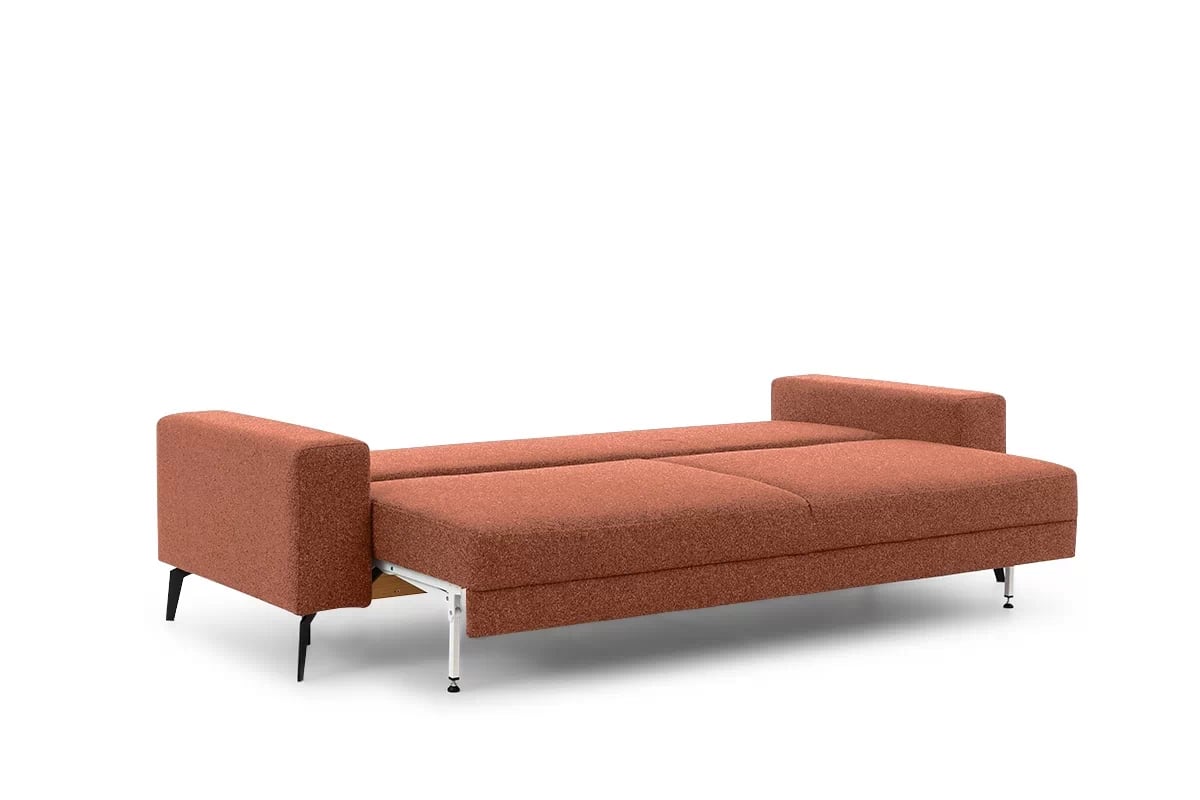 Rozkladacia pohovka Elentio bordowa Pohovka Elentio rozkladana do spania 