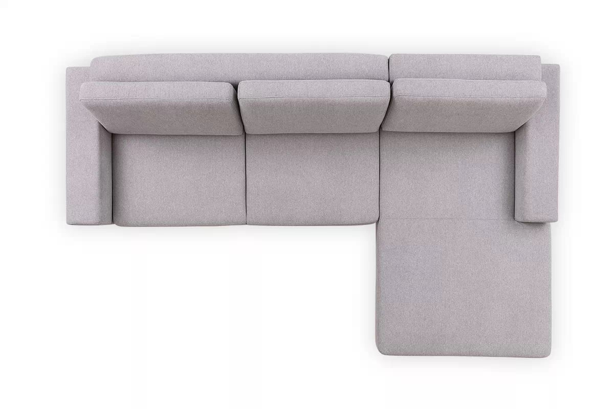 Rozkladacia rohová sedacia súprava Elentio Mini Rohová sedacia súprava s vankúšmi