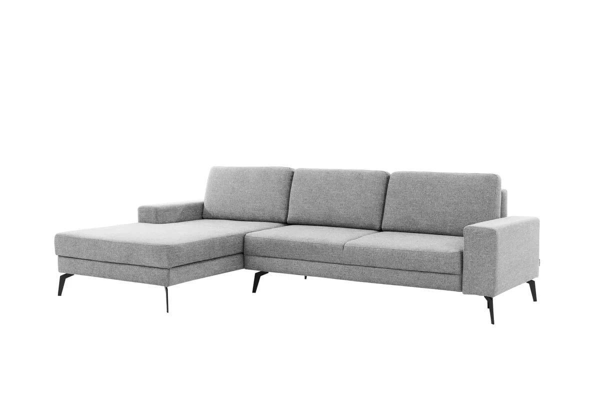 Rohová rozkládací sedací souprava Elentio Mini levá - šedá Gemma 85 Rohová sedací souprava levá strana s funkcí spaní Elentio Mini - šedý Gemma 85