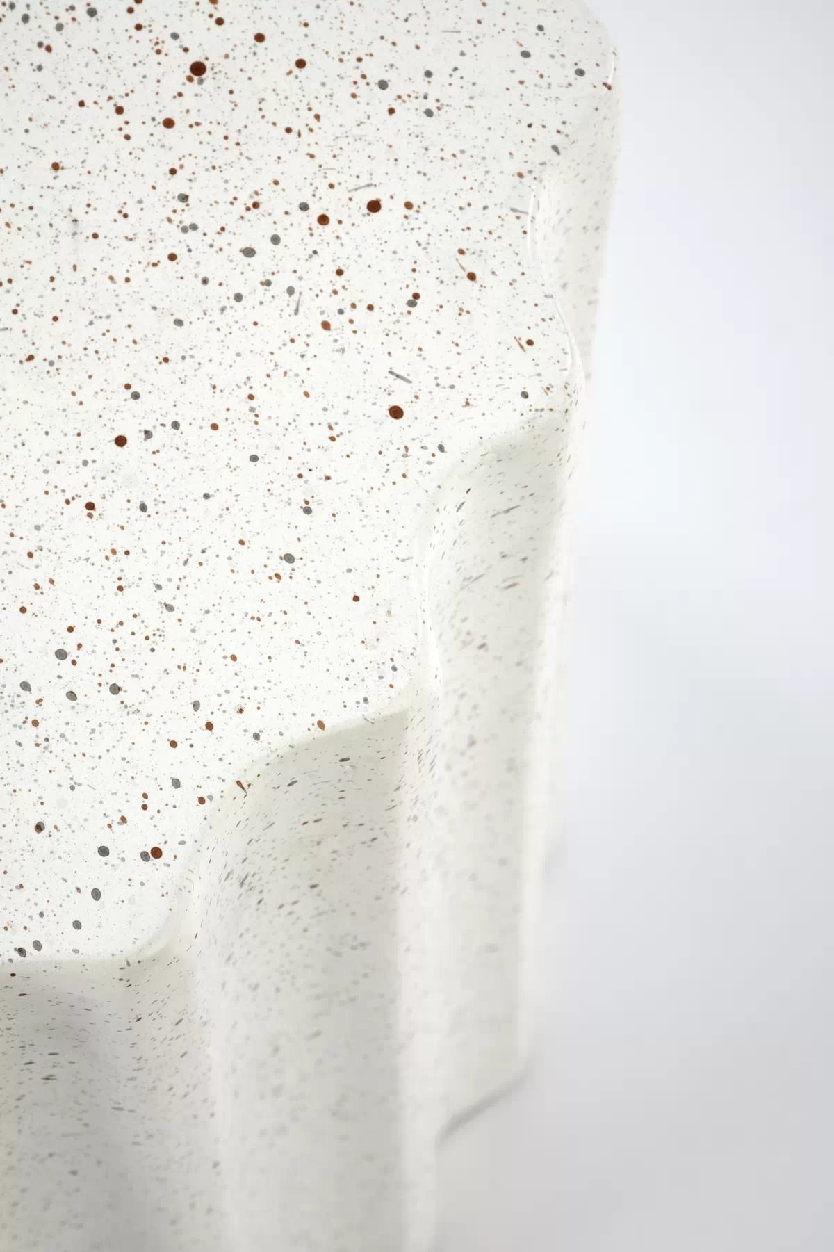 Konferenční stolek Fara - kompozit (oxid hořečnatý) / bílý fara Konferenční stolek kompozit - tlenek magnezu, Bílý