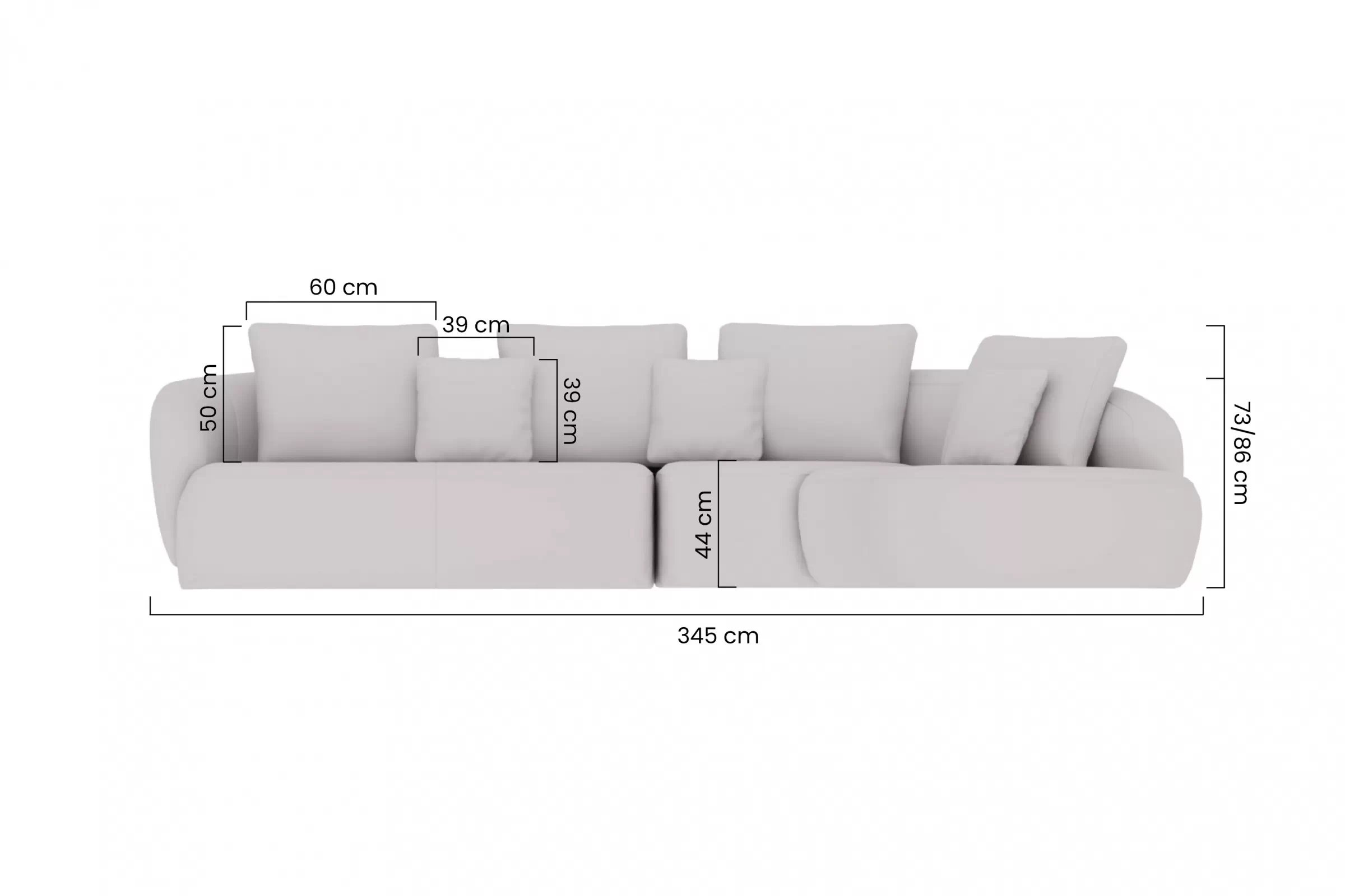 Modulová sedací souprava Finezal 2L + C + OTP Finezal 2L+C+OTP