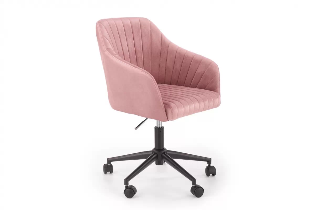 Kancelárske kreslo Folzi - ružový zamat HLR 34 Kancelárske kreslo Fresco - Ružová welwet HLR 34