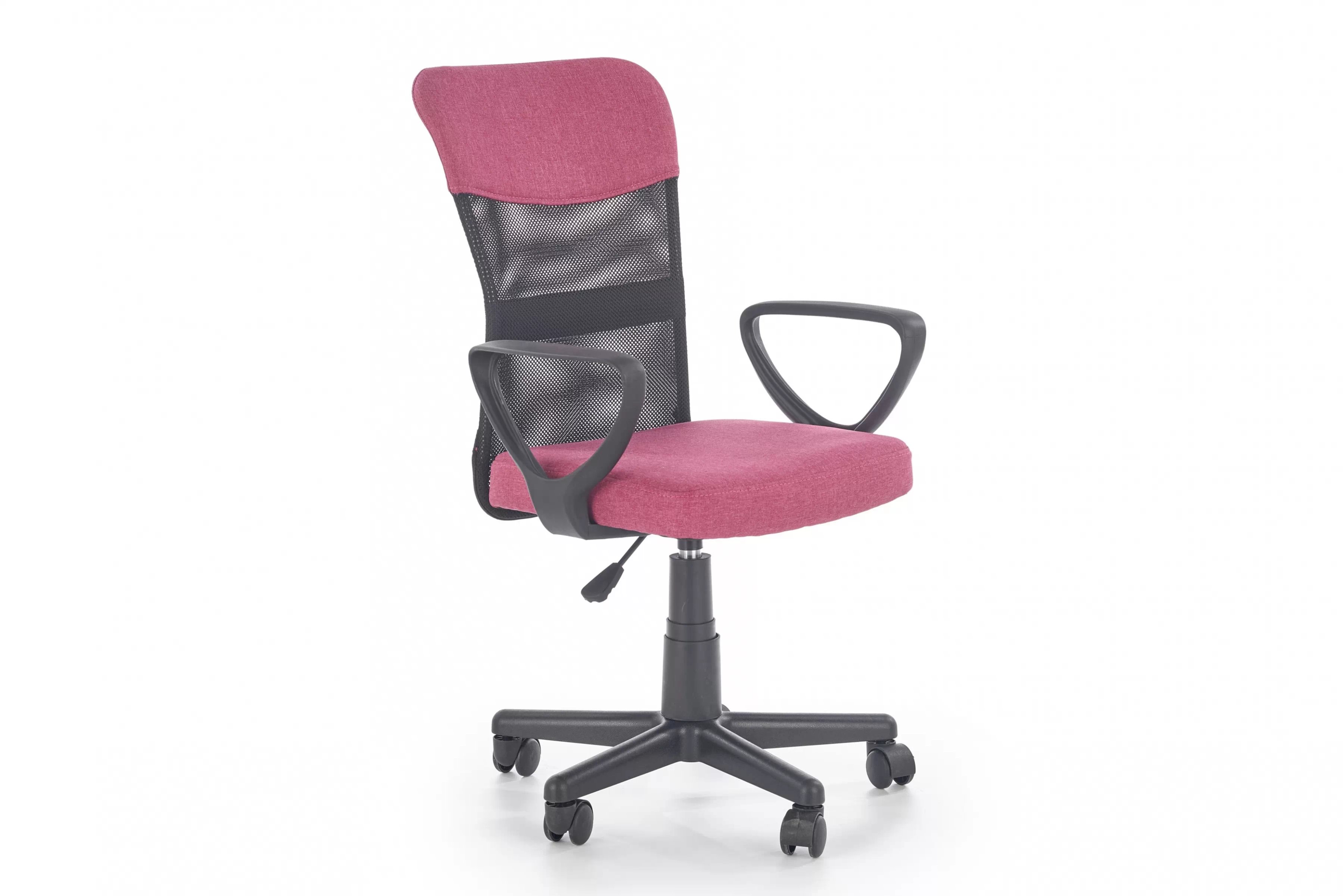 Kancelárske kreslo Timmy s opierkami - ružové Kancelárske kreslo Gelmina z podlokietnikami - Ružová