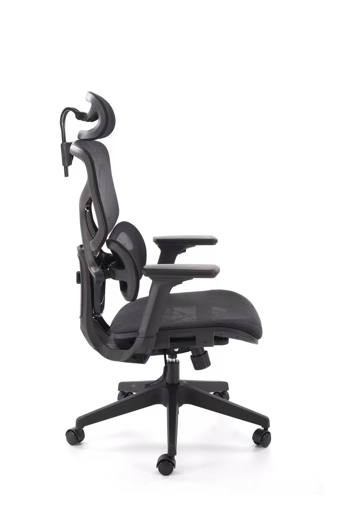 MACAR Kreslo kancelárske, Čierny (1p=1szt) Kancelárske kreslo macar ergonomiczny - Čierny