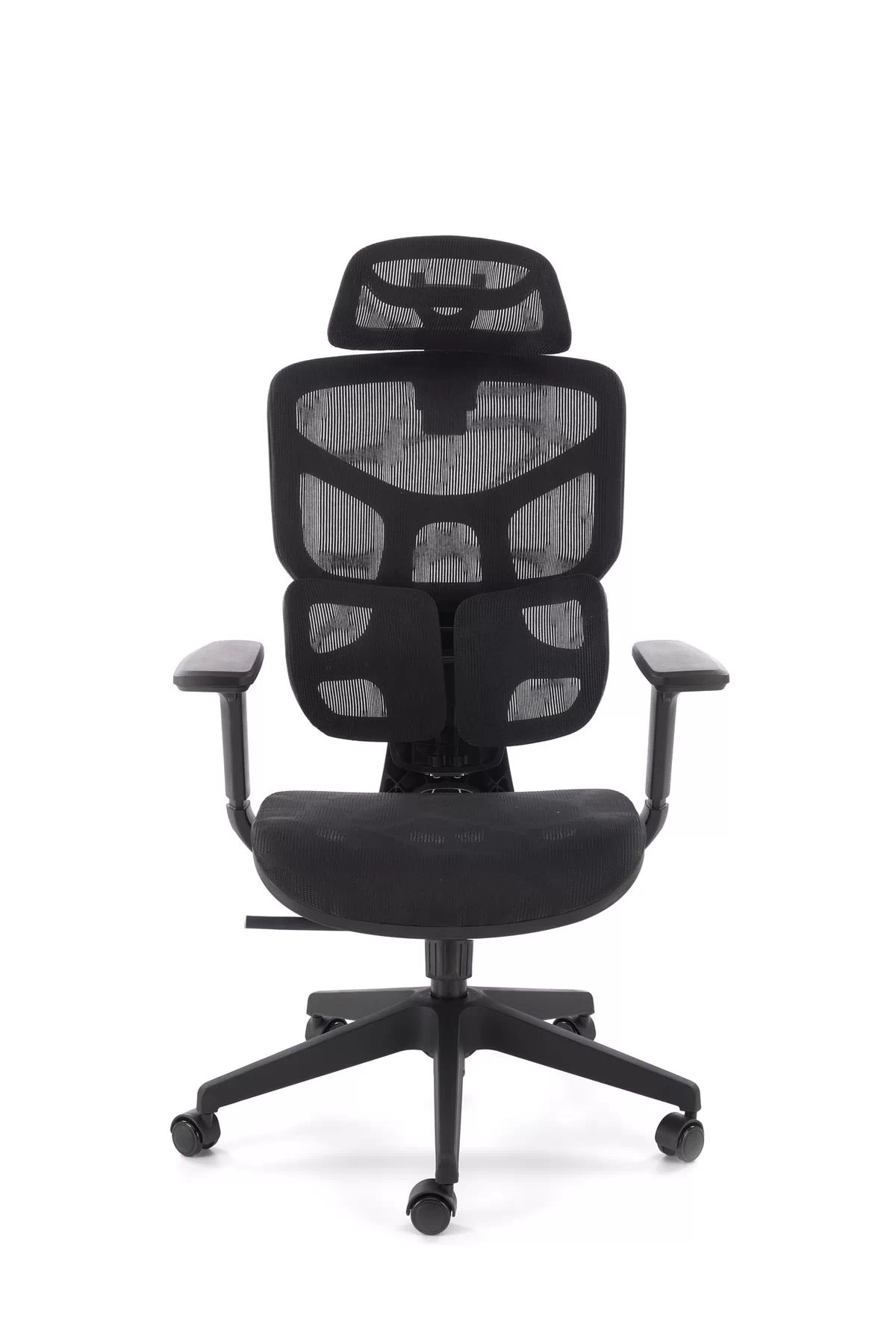 MACAR Kreslo kancelárske, Čierny (1p=1szt) Kancelárske kreslo macar ergonomiczny - Čierny