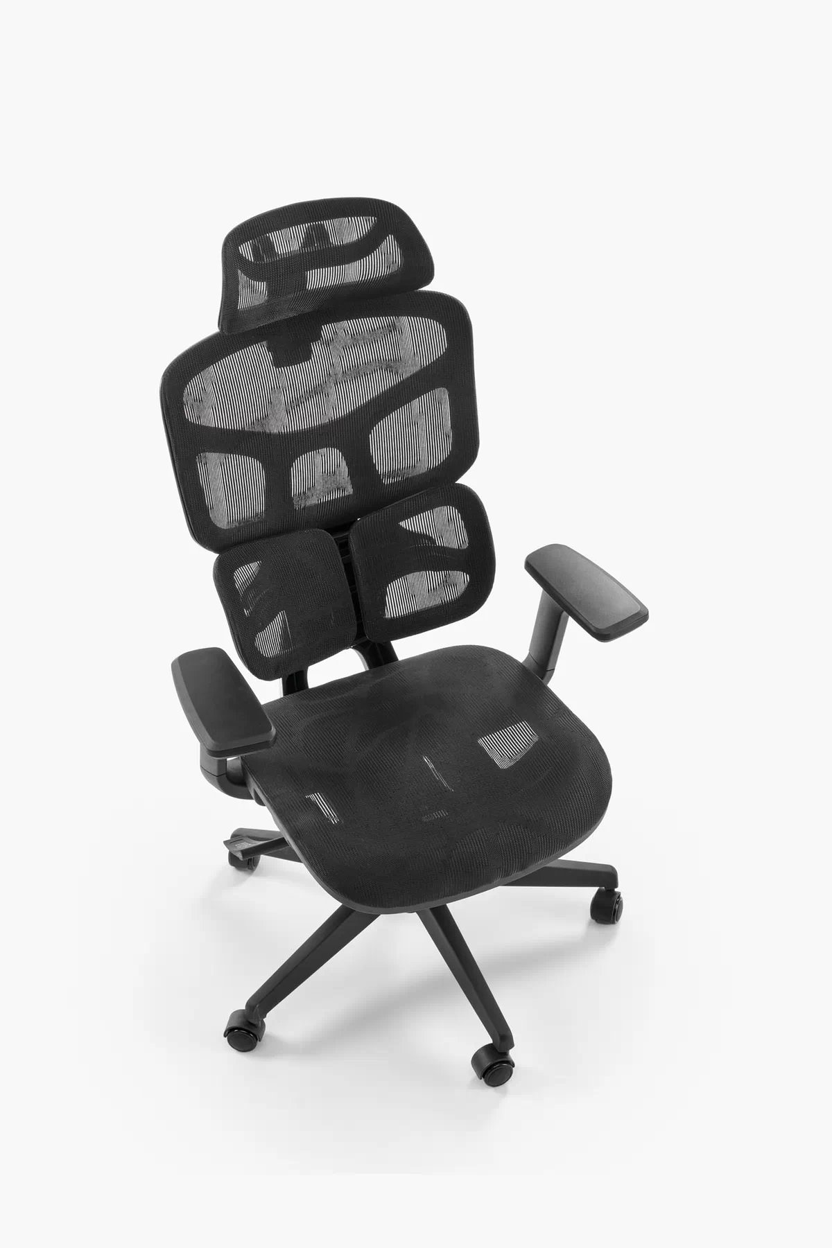 MACAR Kreslo kancelárske, Čierny (1p=1szt) Kancelárske kreslo macar ergonomiczny - Čierny