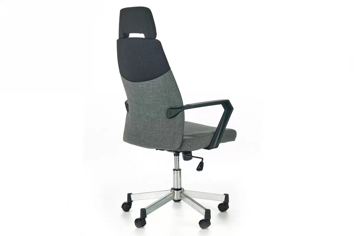 Kancelárske kreslo Olaf s opierkami - sivé / čierne Kancelárske kreslo Olaf z podlokietnikami - Popolový / Čierny