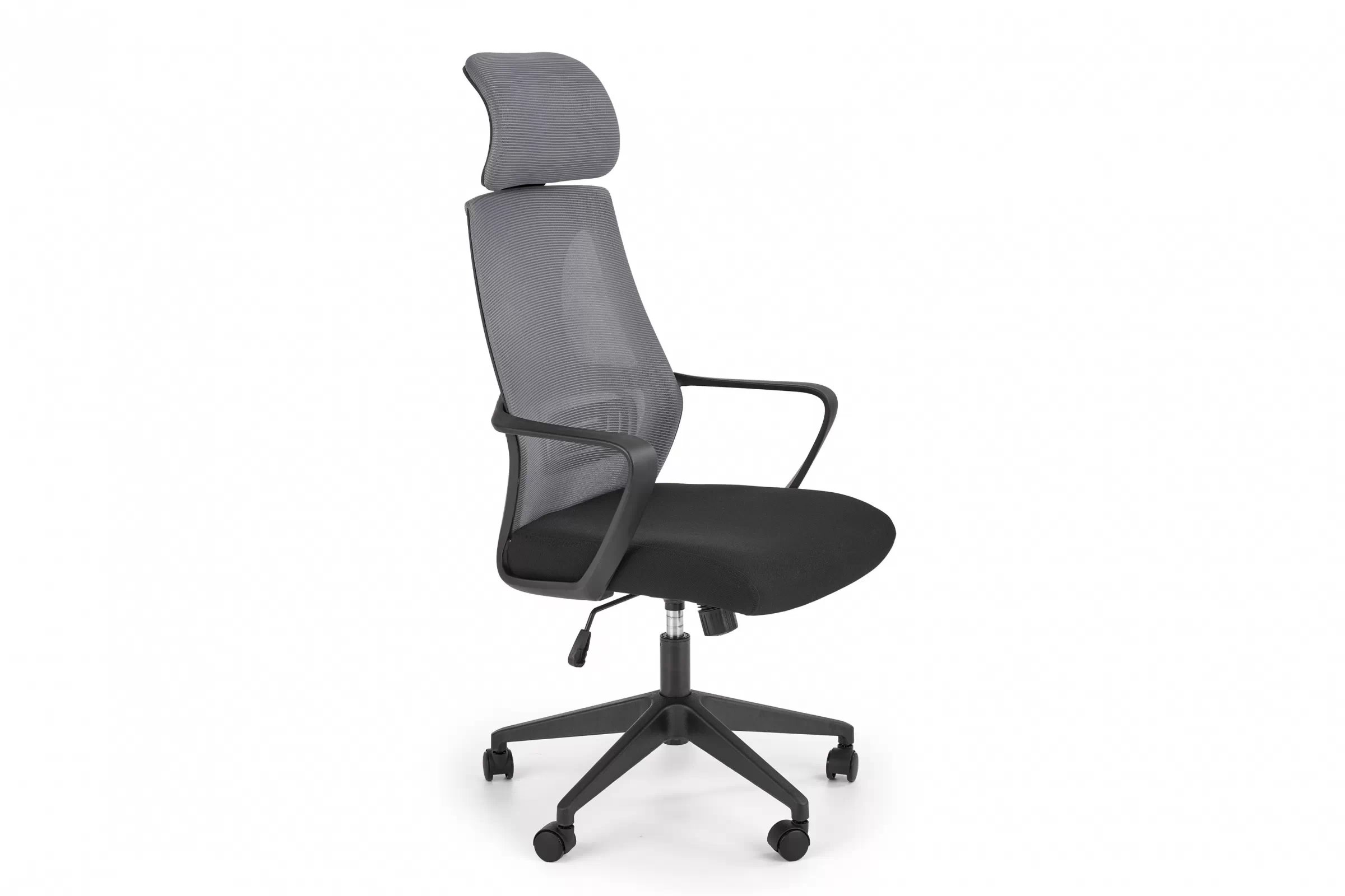 Kancelárske kreslo Silewi s opierkami - sivé / čierne Kancelárske kreslo Silewi z podlokietnikami - popol / Čierny