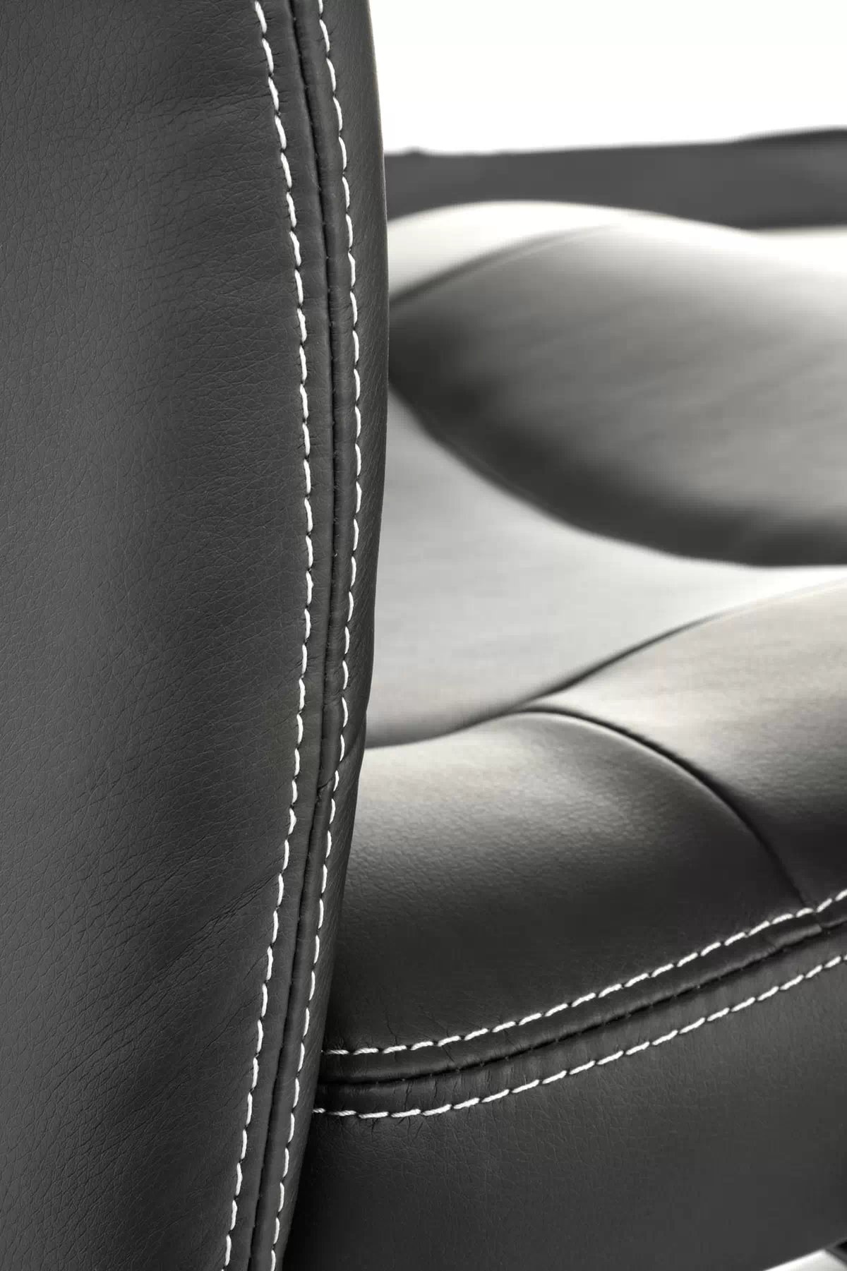 Kancelářská židle Stilo s područkami - černá ekokůže Kancelářská židle stilo z regulowanymi podlokietnikami - černá