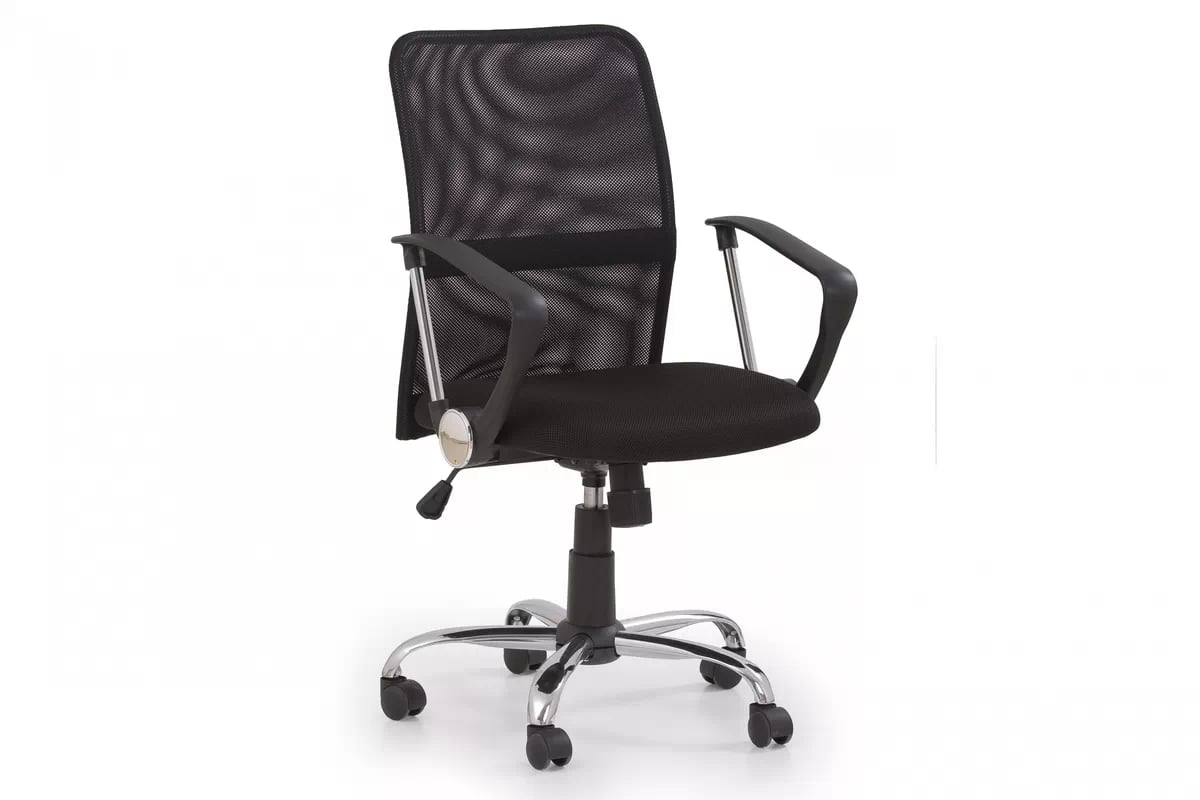 Kancelárske kreslo Tony s opierkami - čierne Kancelárske kreslo Tony - Čierny