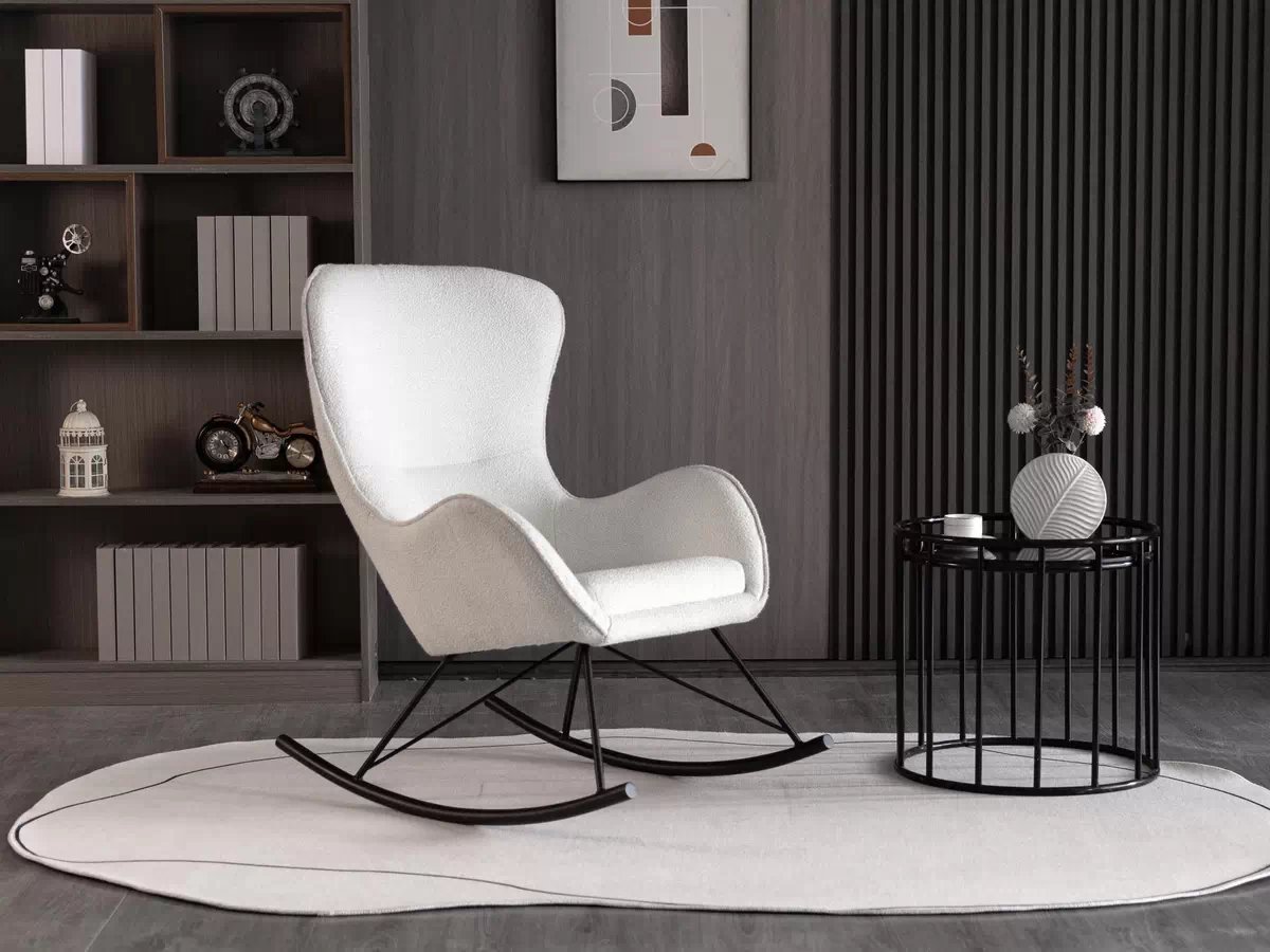 Relaxační křeslo Liberto 3 - bílé Houpací křeslo liberto 3 - Bílý