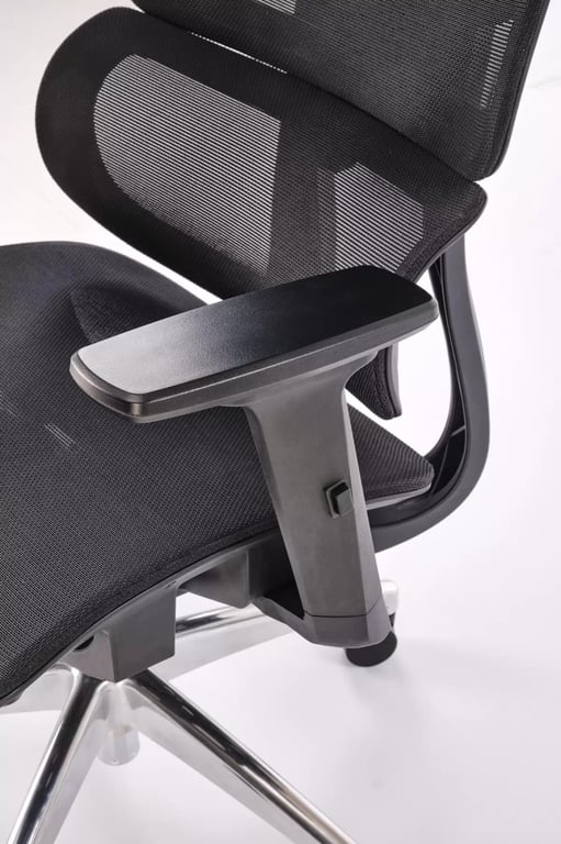 Otočná ergonomická kancelářská židle Casilo - černá Křeslo ergonomiczny Casilo obrotowy - černá