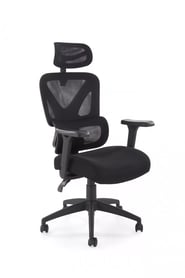 Otočná ergonomická kancelářská židle Lorendi - černá