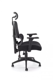 Ergonomické kancelárske kreslo Lorendi otočné - čierna ekokoža Kreslo ergonomiczny Lorendi otočna - Čierny 
