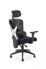 Ergonomické kancelárske kreslo Lorendi otočné - čierna ekokoža Kreslo ergonomiczny Lorendi otočna - Čierny 