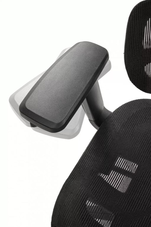 Ergonomické kancelárske kreslo Lorendi otočné - čierna ekokoža Kreslo ergonomiczny Lorendi otočna - Čierny 