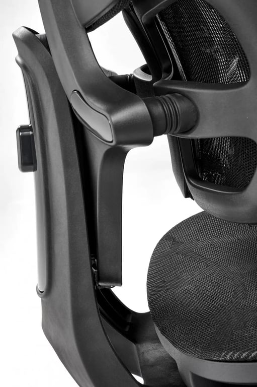 Ergonomické kancelárske kreslo Lorendi otočné - čierna ekokoža Kreslo ergonomiczny Lorendi otočna - Čierny 