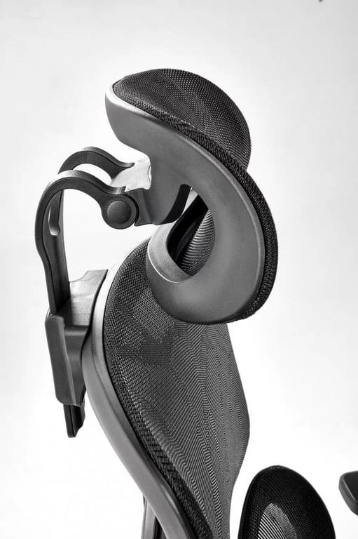 Ergonomické kancelárske kreslo Lorendi otočné - čierna ekokoža Kreslo ergonomiczny Lorendi otočna - Čierny 