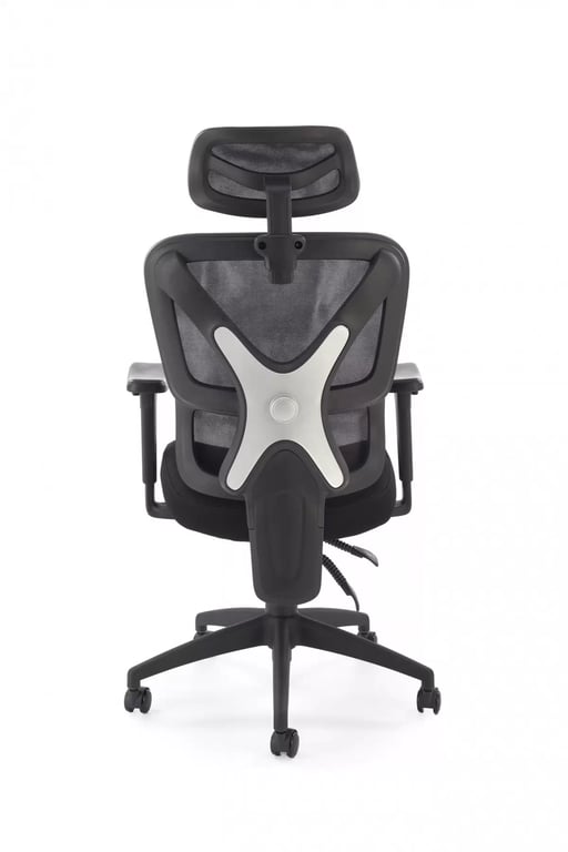Ergonomické kancelárske kreslo Lorendi otočné - čierna ekokoža Kreslo ergonomiczny Lorendi otočna - Čierny 