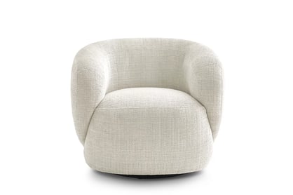 Otočné kreslo Finezal - béžový šenil Cremona 02 Kreslo Finezal otočna - Cremona 02