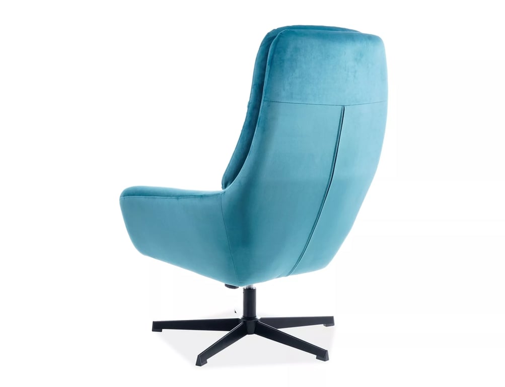 Křeslo Ford Velvet - tyrkysová Bluvel 85 Křeslo ford velvet tyrkysová bluvel 85
