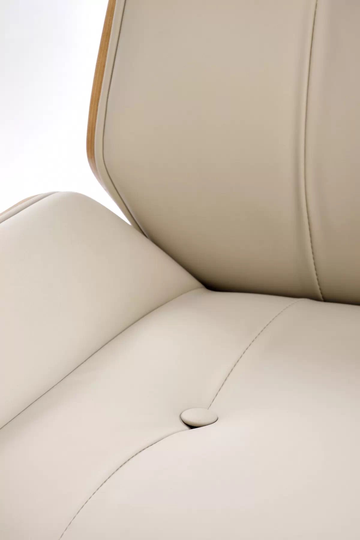 Kancelárska stolička Benaro - orech / béžová Kreslo kancelárske Benaro otočna - Orech / béžový