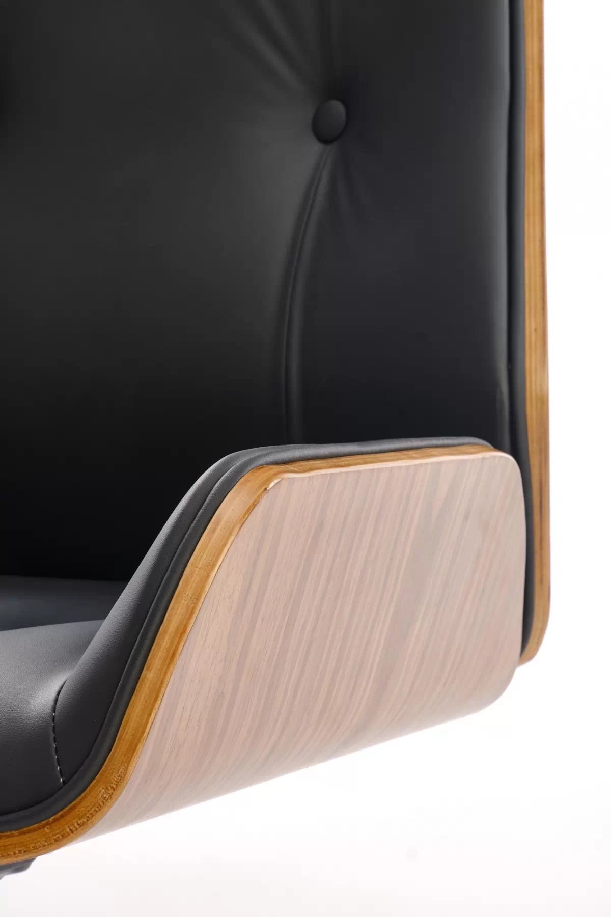 Kancelárska stolička Benaro - orech / čierna Kreslo kancelárske Benaro otočna - orech / čierny 