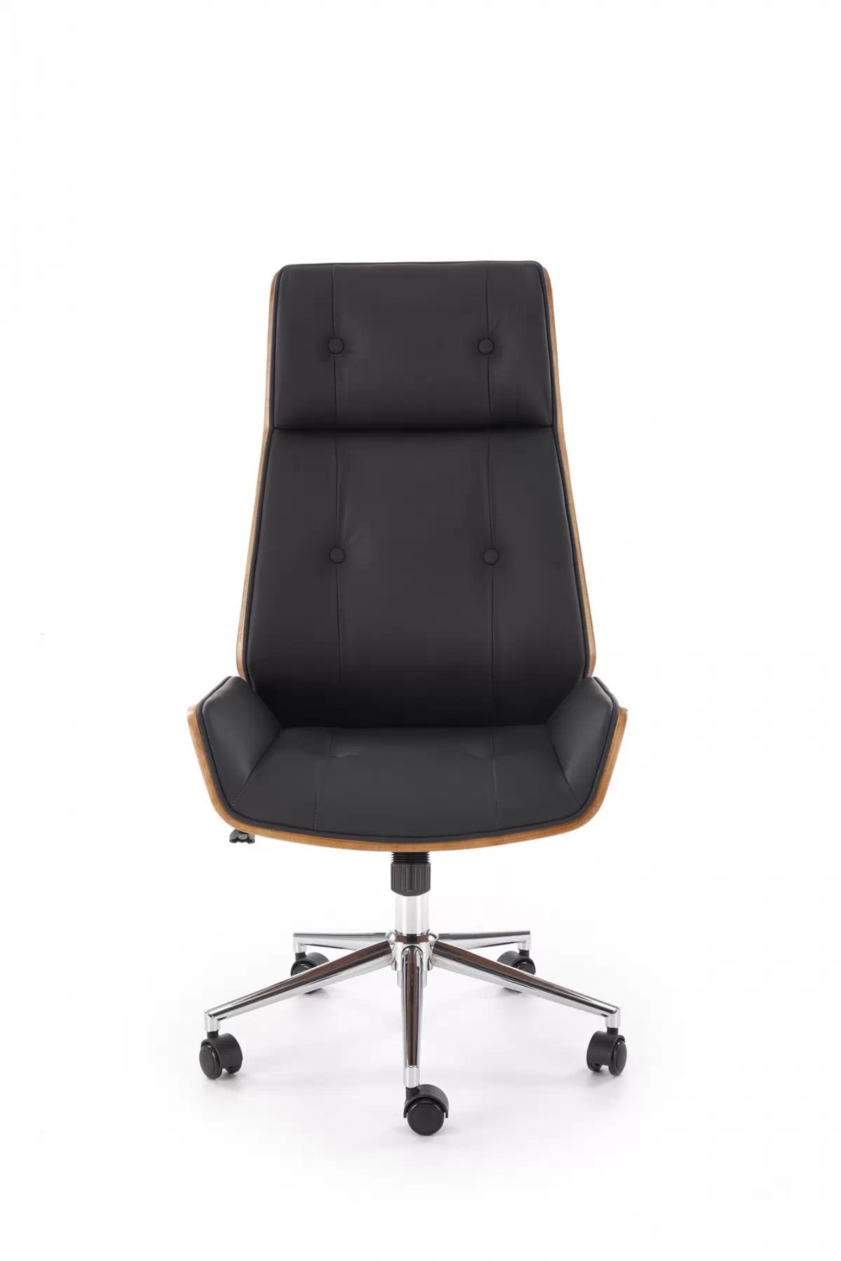 Kancelárska stolička Benaro - orech / čierna Kreslo kancelárske Benaro otočna - orech / čierny 