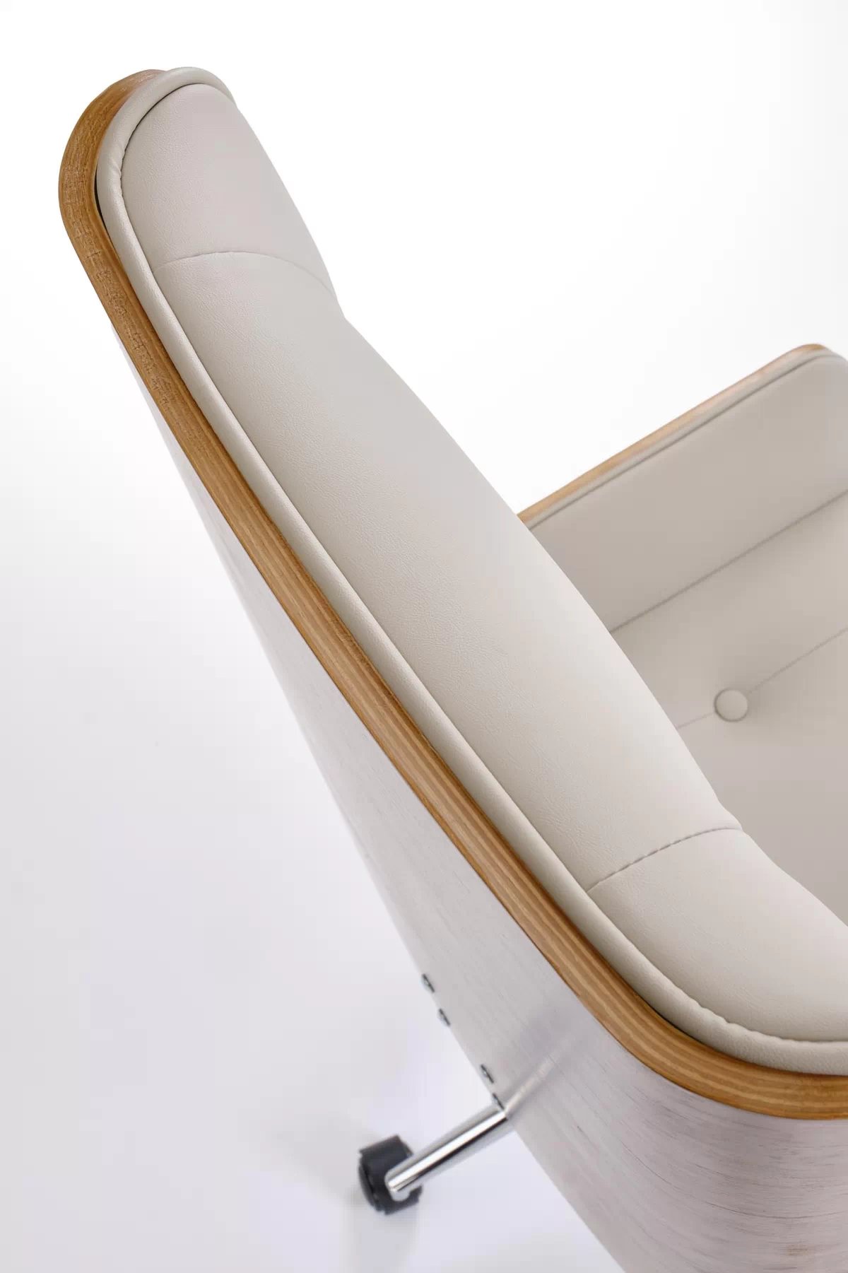 Kancelárska stolička Benaro - orech / béžová Kreslo kancelárske benaro otočna - Orech / béžový