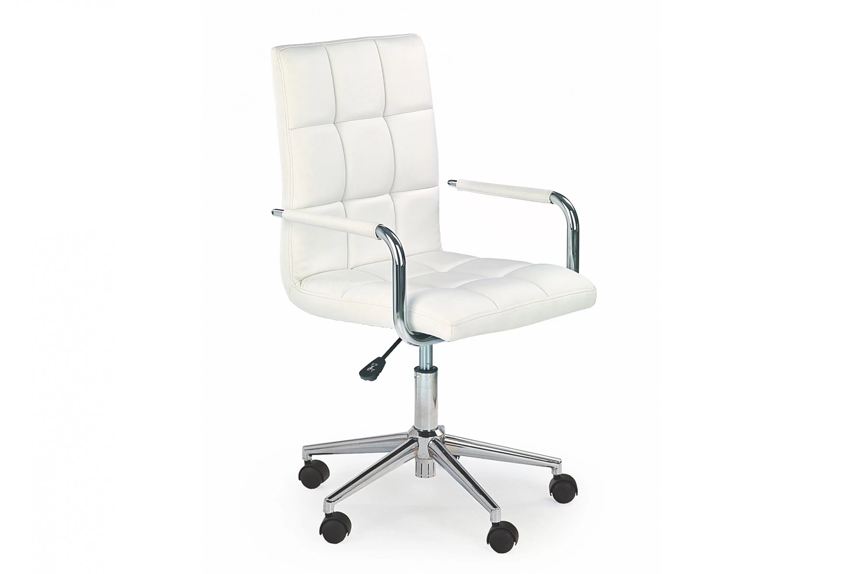 Kancelárske kreslo Gonzo 2 s opierkami - biela ekokoža Kreslo Pre mladých Gonzo 2 - Biely