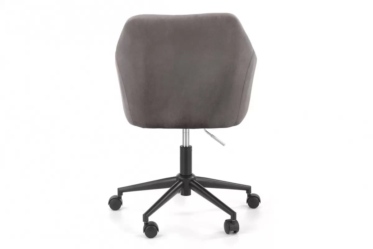Kancelářská židle Folzi - šedý samet HLR 18 Křeslo obrotowy Fresco z podlokietnikami - Popelový velvet