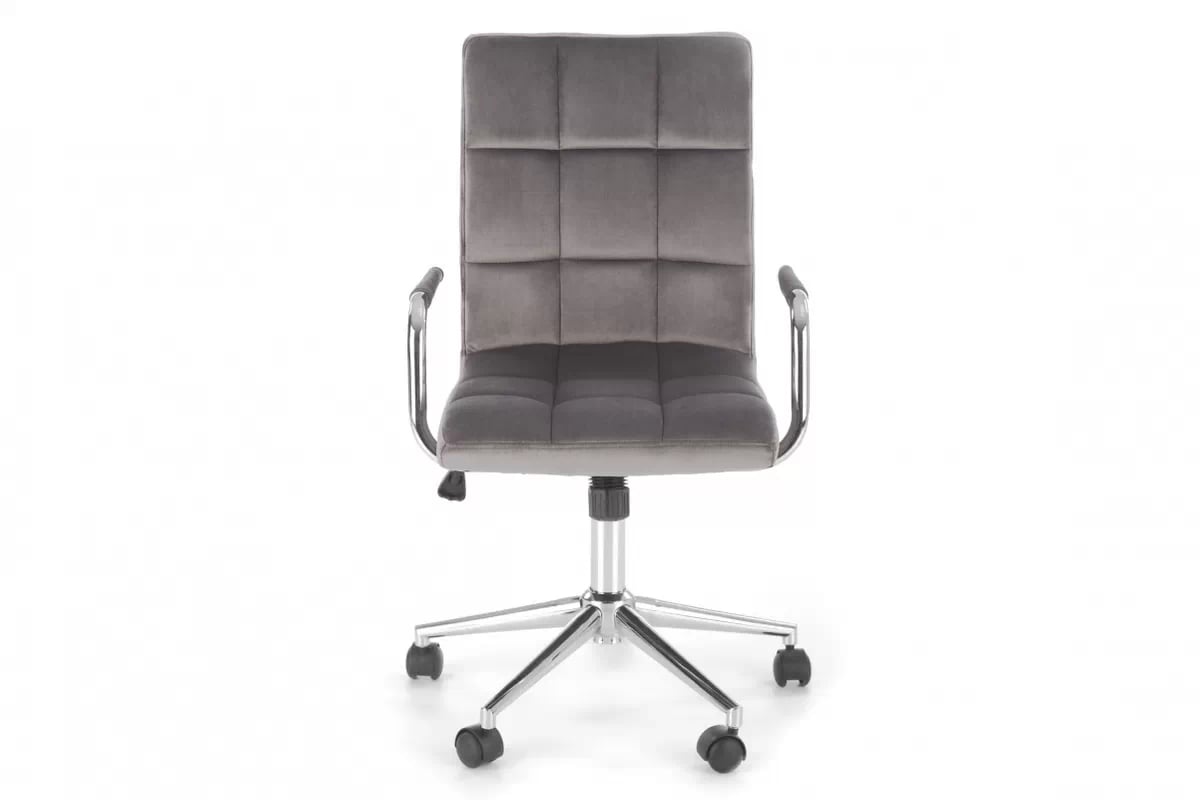 Kancelárske kreslo Silma s opierkami - sivý zamat Bluvel 14 Kreslo otočna Gonzo 4 z podlokietnikami - Popolový velvet