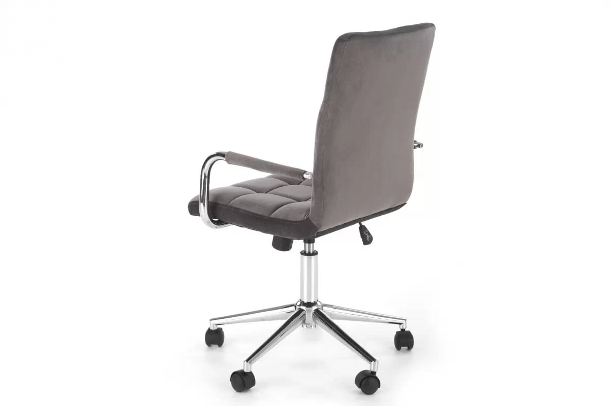 Kancelárske kreslo Silma s opierkami - sivý zamat Bluvel 14 Kreslo otočna Gonzo 4 z podlokietnikami - Popolový velvet