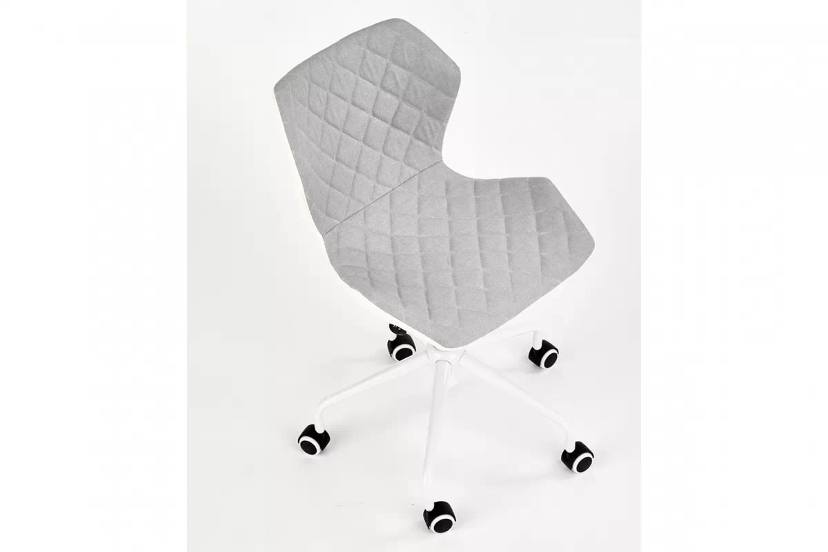 Otočné křeslo Tamajo 3 - jasně šedé / bílá Křeslo obrotowy Matrix 3 - jasný Popelový / Bílý