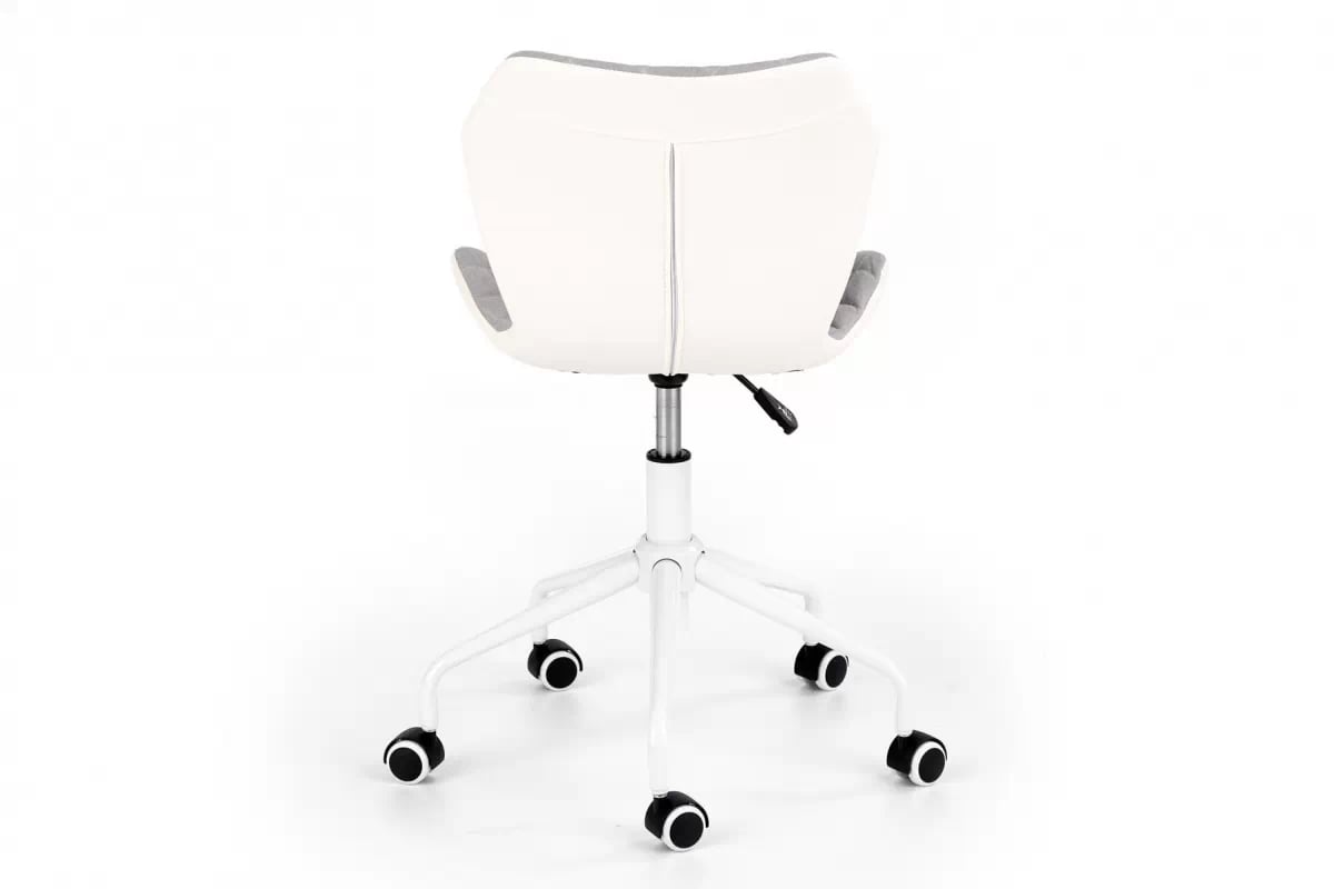 Otočné křeslo Tamajo 3 - jasně šedé / bílá Křeslo obrotowy Matrix 3 - jasný Popelový / Bílý