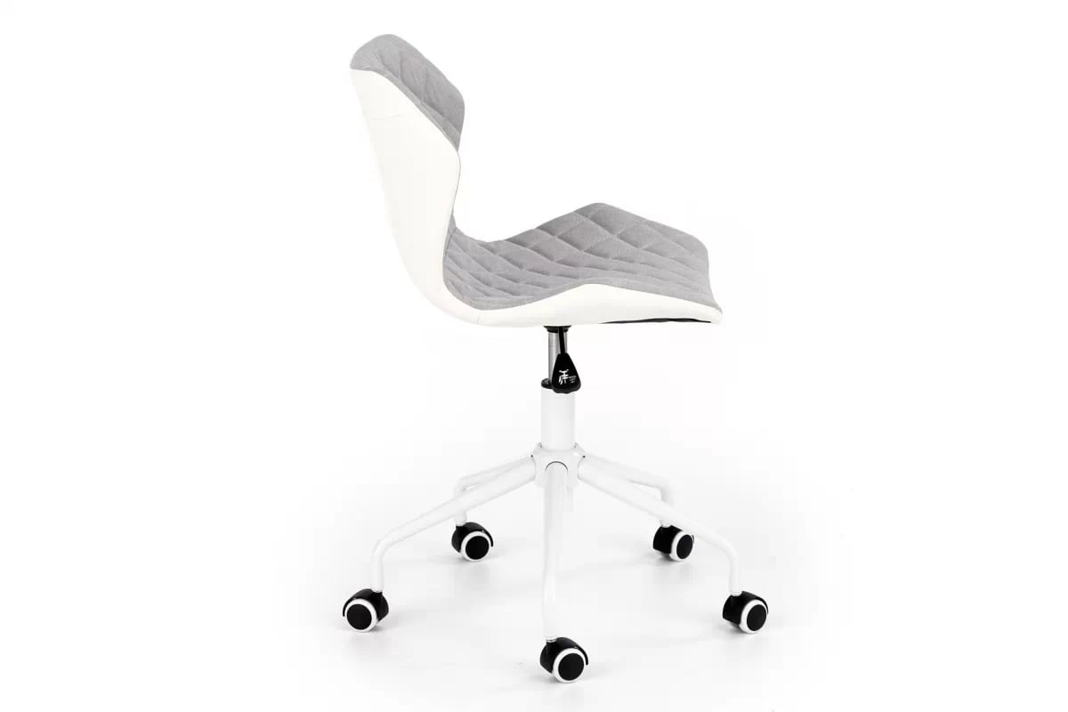 Otočné křeslo Tamajo 3 - jasně šedé / bílá Křeslo obrotowy Matrix 3 - jasný Popelový / Bílý