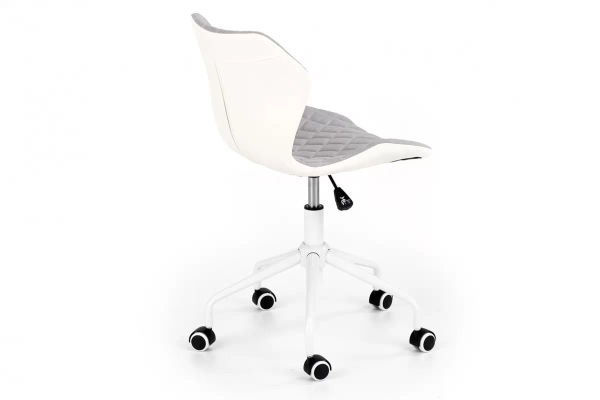 Otočné křeslo Tamajo 3 - jasně šedé / bílá Křeslo obrotowy Matrix 3 - jasný Popelový / Bílý