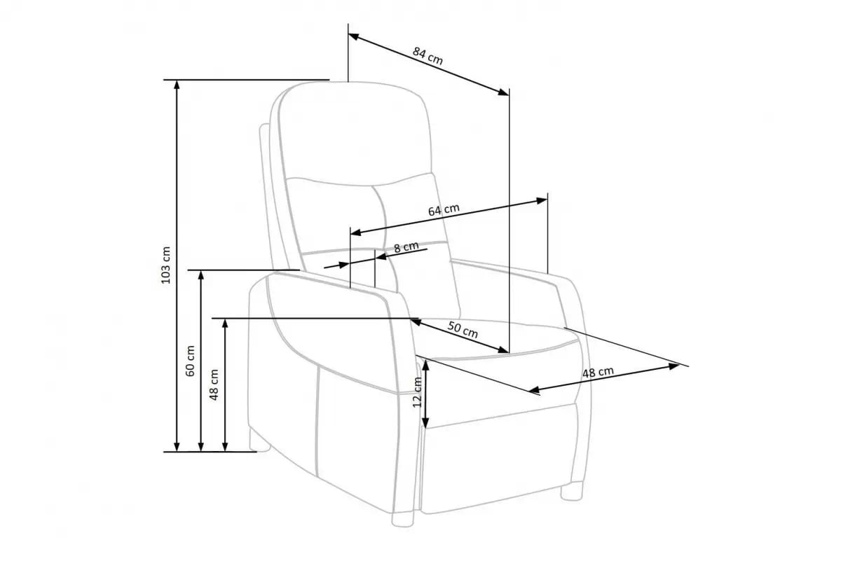 Rozkladacie kreslo Pelino 2 - béžový zamat Bluvel 28 Kreslo rozkladany Felipe 2 - béžový welwet Bluvel 28