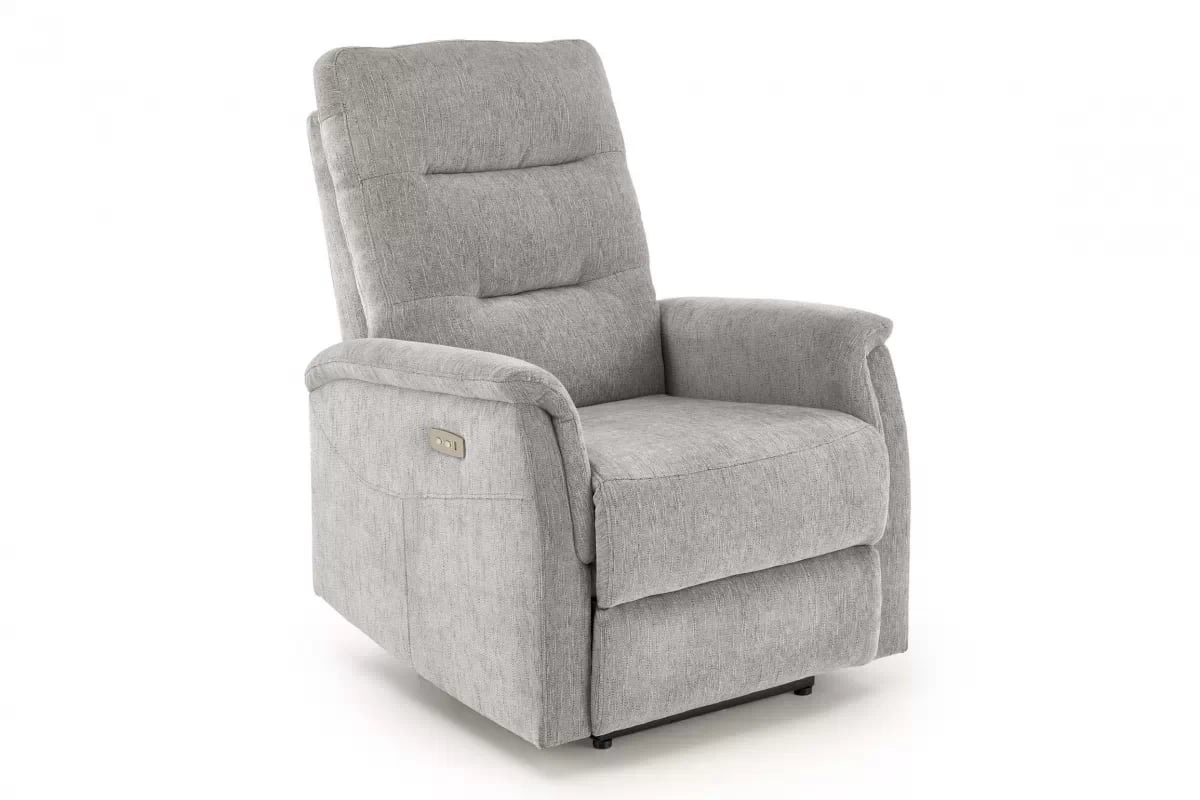 Rozkládací křeslo Zayel - šedý šenil Odin 15 Křeslo rozkládací Jamal - popelavá šenil Odin 15