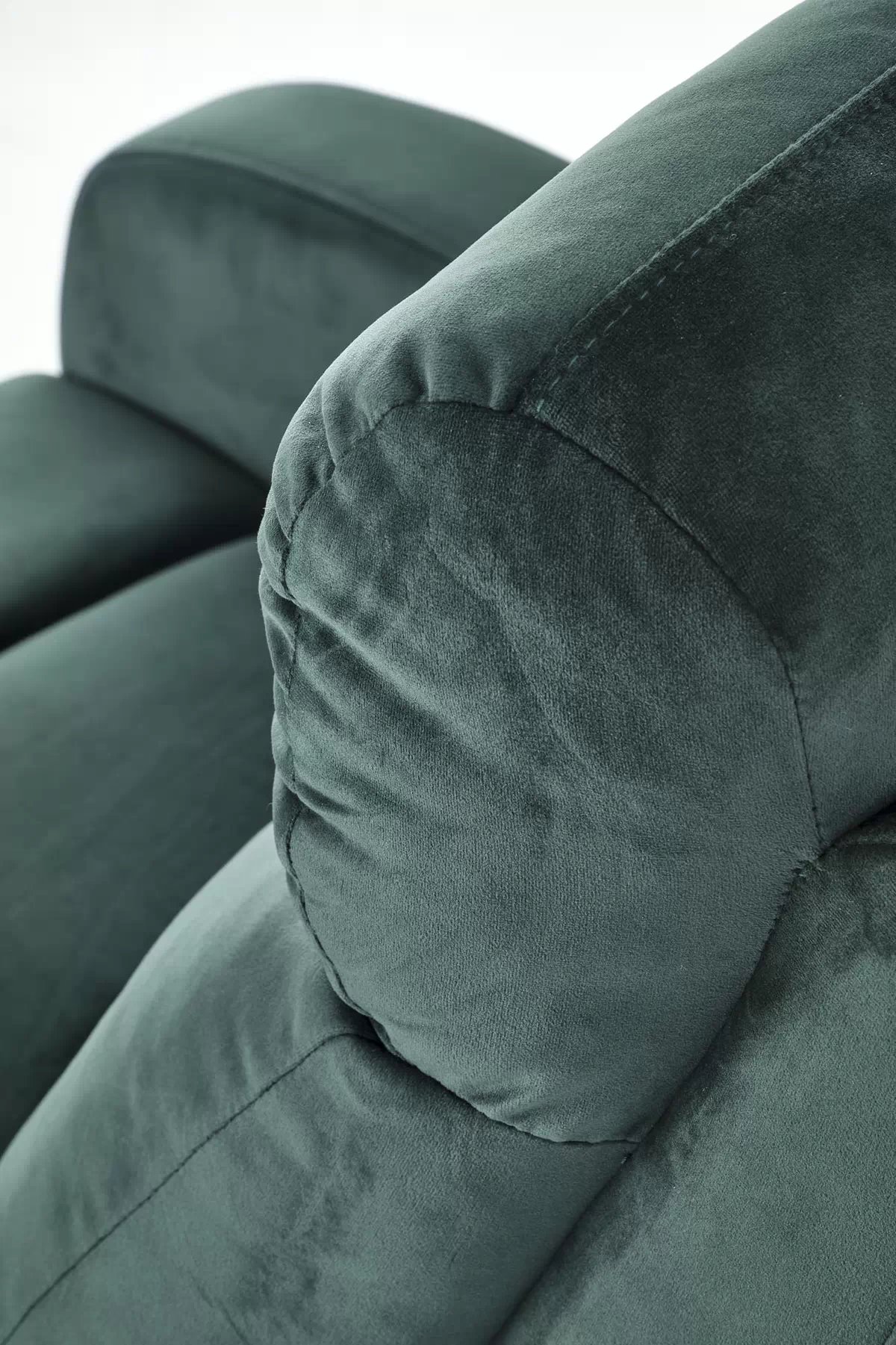 Rozkládací houpací křeslo Wonder - tmavě zelený samet Bluvel 78 Křeslo rozkládací z funkce kolysania wonder - tmavá Zeleň