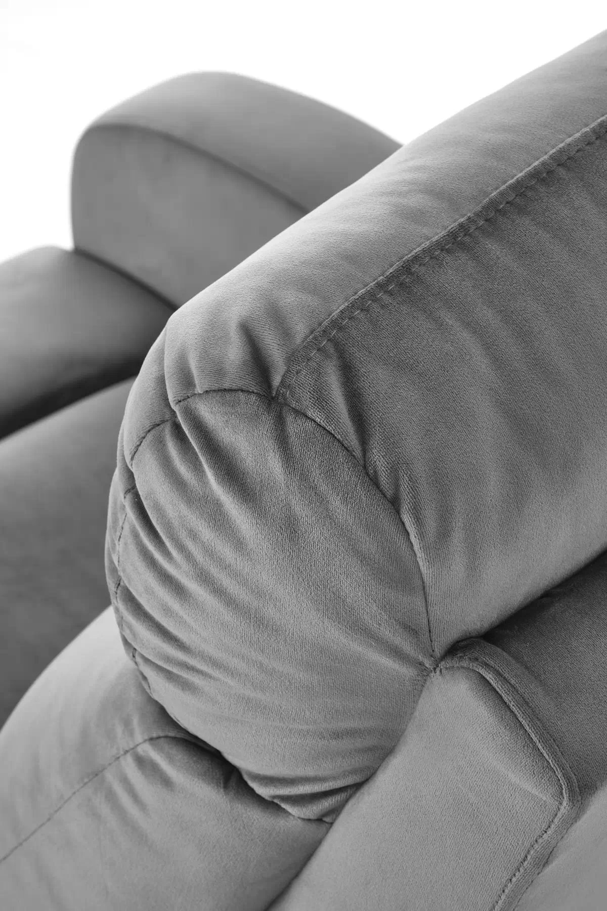 Rozkládací houpací křeslo Wonder - šedý samet Křeslo rozkládací s funkcí kolysania wonder - popel